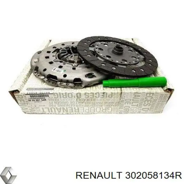 302058134R Renault (RVI) kit de embraiagem (3 peças)