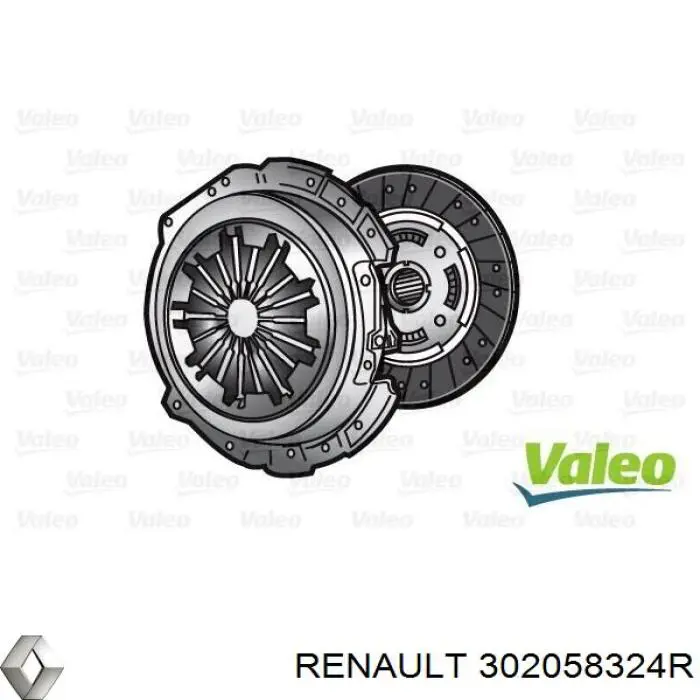 Сцепление 302058324R Renault (RVI)
