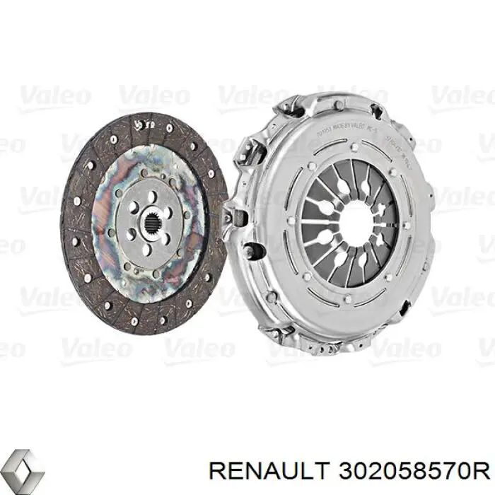 Комплект сцепления (3 части) Renault (RVI) 302058570R цена, от 130.30 USD