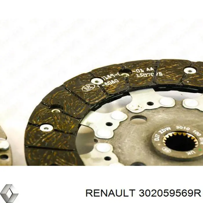 Комплект сцепления (3 части) Renault (RVI) 302059569R цена, от 147.85 USD