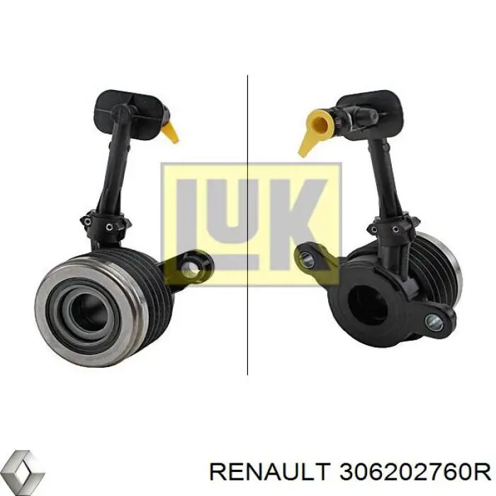 306202760R Renault (RVI) cilindro de trabalho de embraiagem montado com rolamento de desengate