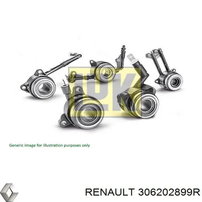 306202899R Renault (RVI) cilindro de trabalho de embraiagem montado com rolamento de desengate