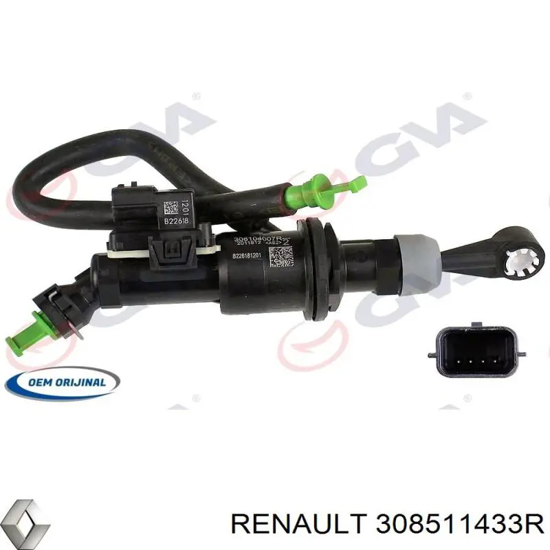 Купить 308511433R Renault (RVI) Трубка гидропривода сцепления