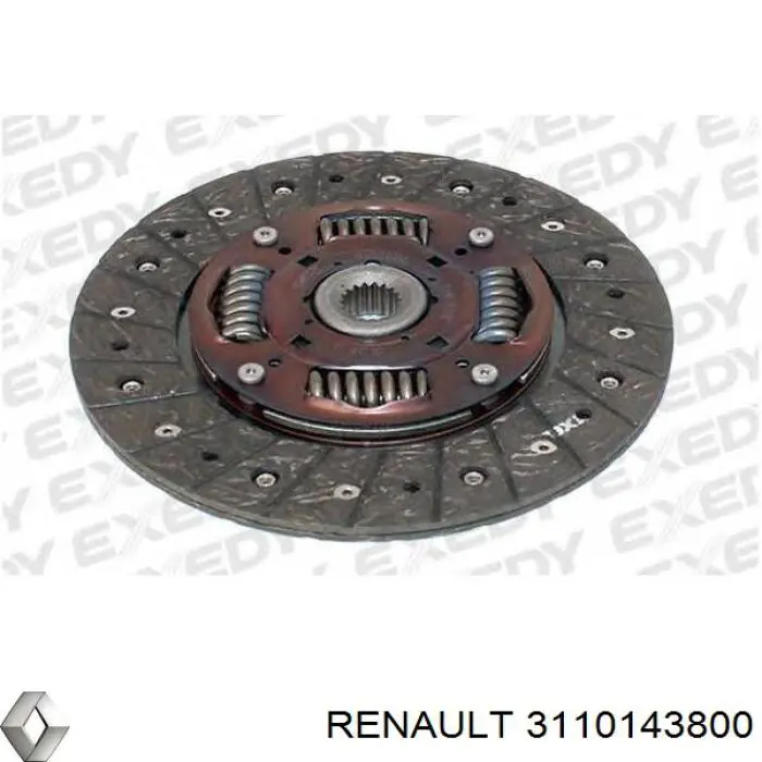 Корзина сцепления 3110143800 Renault (RVI)