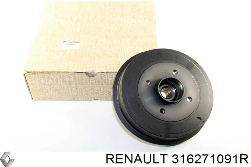 Тормозной барабан 316271091R Renault (RVI)