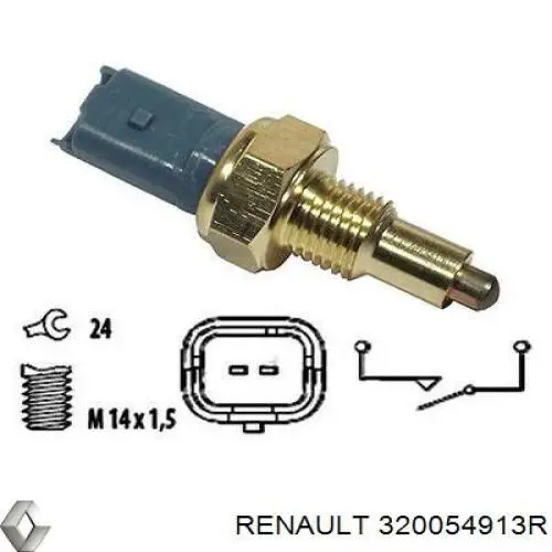 Включатель фонарей заднего хода Renault (RVI) 320054913R цена, от 41.77 USD