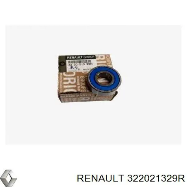 Опорный подшипник первичного вала КПП (центрирующий подшипник маховика) Renault (RVI) 322021329R