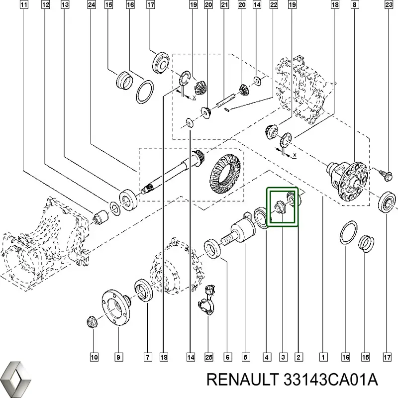 Купить 33143CA01A Nissan/Infiniti 