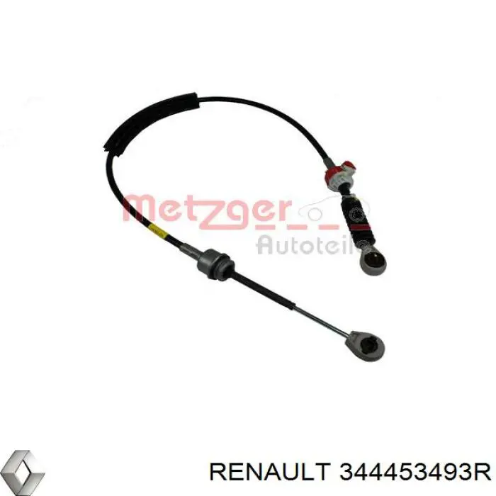 344453493R Renault (RVI) cabo de mudança (de seleção de velocidade)