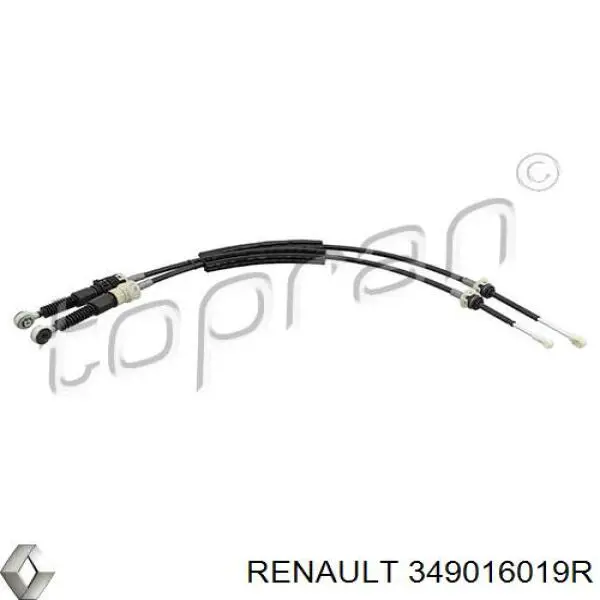 349016019R Renault (RVI) cabo de mudança duplo