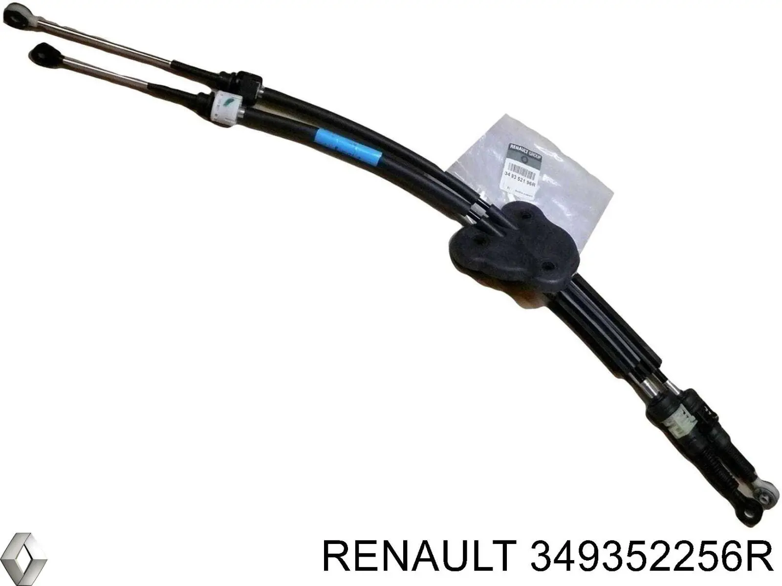 349352256R Renault (RVI) cabo de mudança duplo