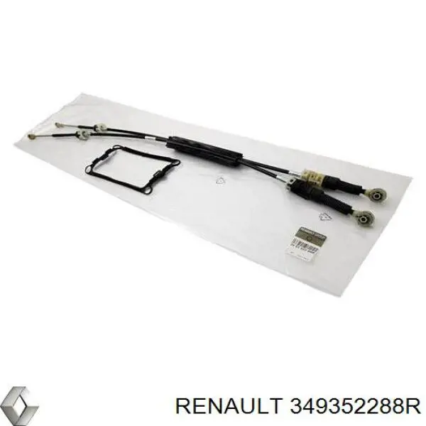 349352288R Renault (RVI) cabo de mudança (de seleção de velocidade)