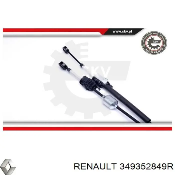 Трос КПП Renault (RVI) 349352849R цена, от 190.74 USD