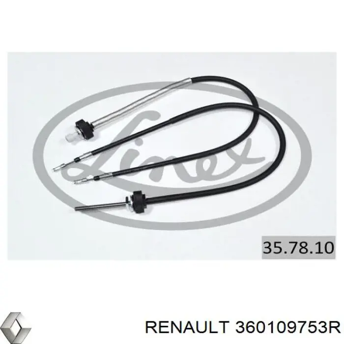 360109753R RENAULT Módulo del freno de estacionamiento electromecánico original y equivalente