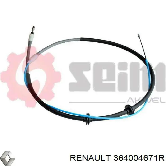 Задний трос ручника Renault (RVI) 364004671R цена, от 27.88 USD