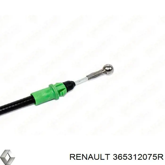 Cable de freno de mano trasero izquierdo 365312075R Renault (RVI)