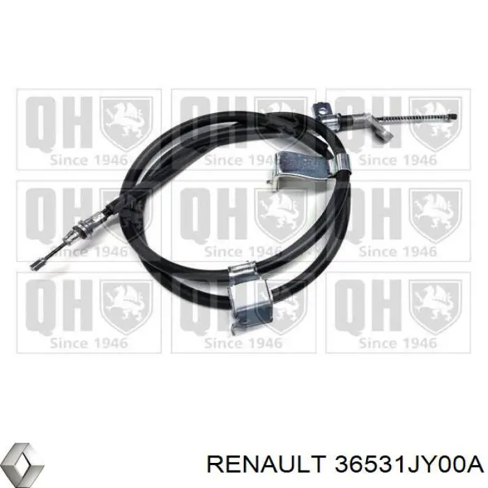 Трос ручного тормоза задний Renault (RVI) 36531JY00A цена, от 29.53 USD