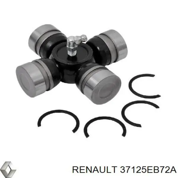 Крестовина заднего карданного вала  Renault (RVI) 37125EB72A цена, от 147.54 USD