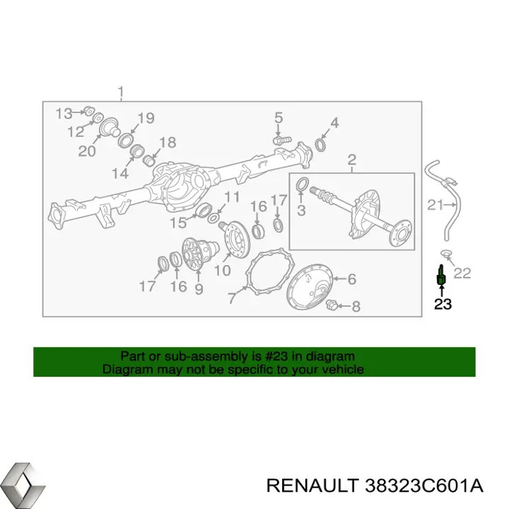 38323C601A Renault (RVI) 