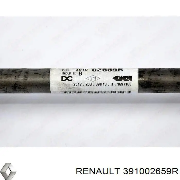 Купить 391002659R Renault (RVI) Вал приводной правый