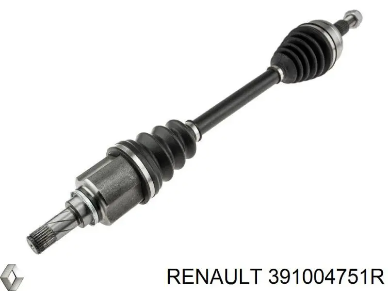 Правая полуось 391004751R Renault (RVI)