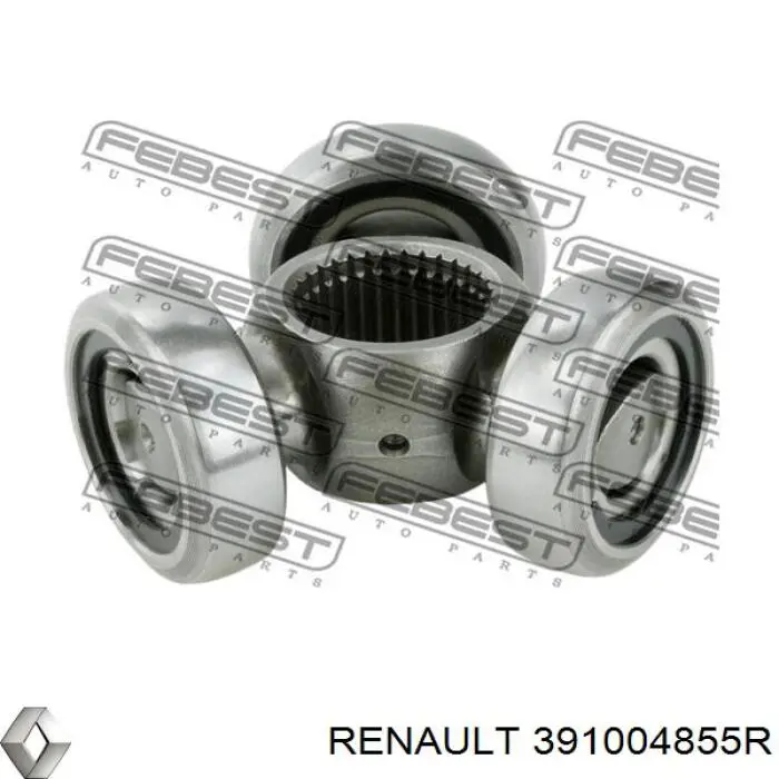 391004855R Renault (RVI) Полуось передняя, правая