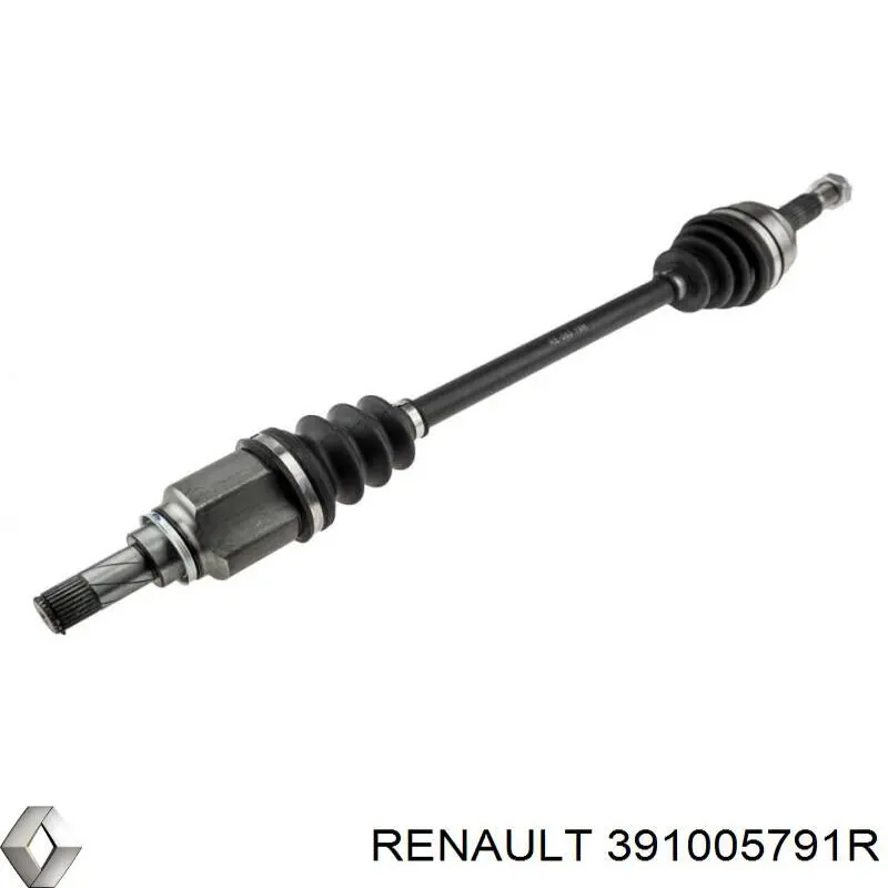 391005791R Renault (RVI) semieixo (acionador dianteiro direito)
