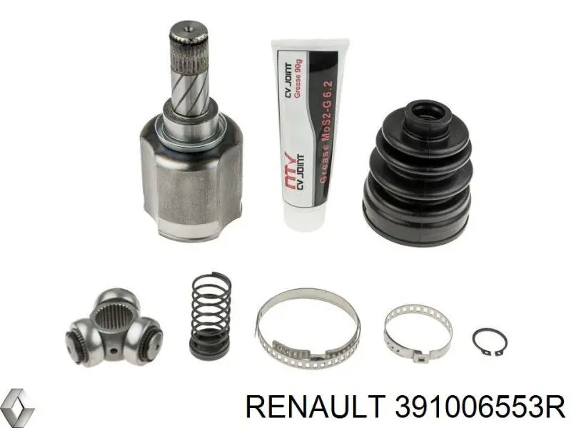 391006553R Renault (RVI) полуось (привод передняя правая)