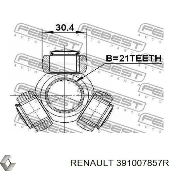 Привод передний правый Renault (RVI) 391007857R цена, от 91.89 USD