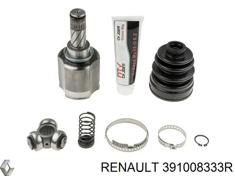 391008333R Renault (RVI) полуось (привод передняя правая)