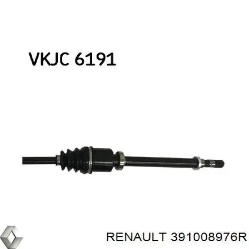 Полуось (привод) передняя правая Renault (RVI) 391008976R
