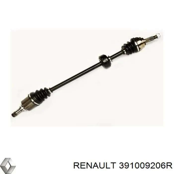 391009206R Renault (RVI) Полуось передняя, правая