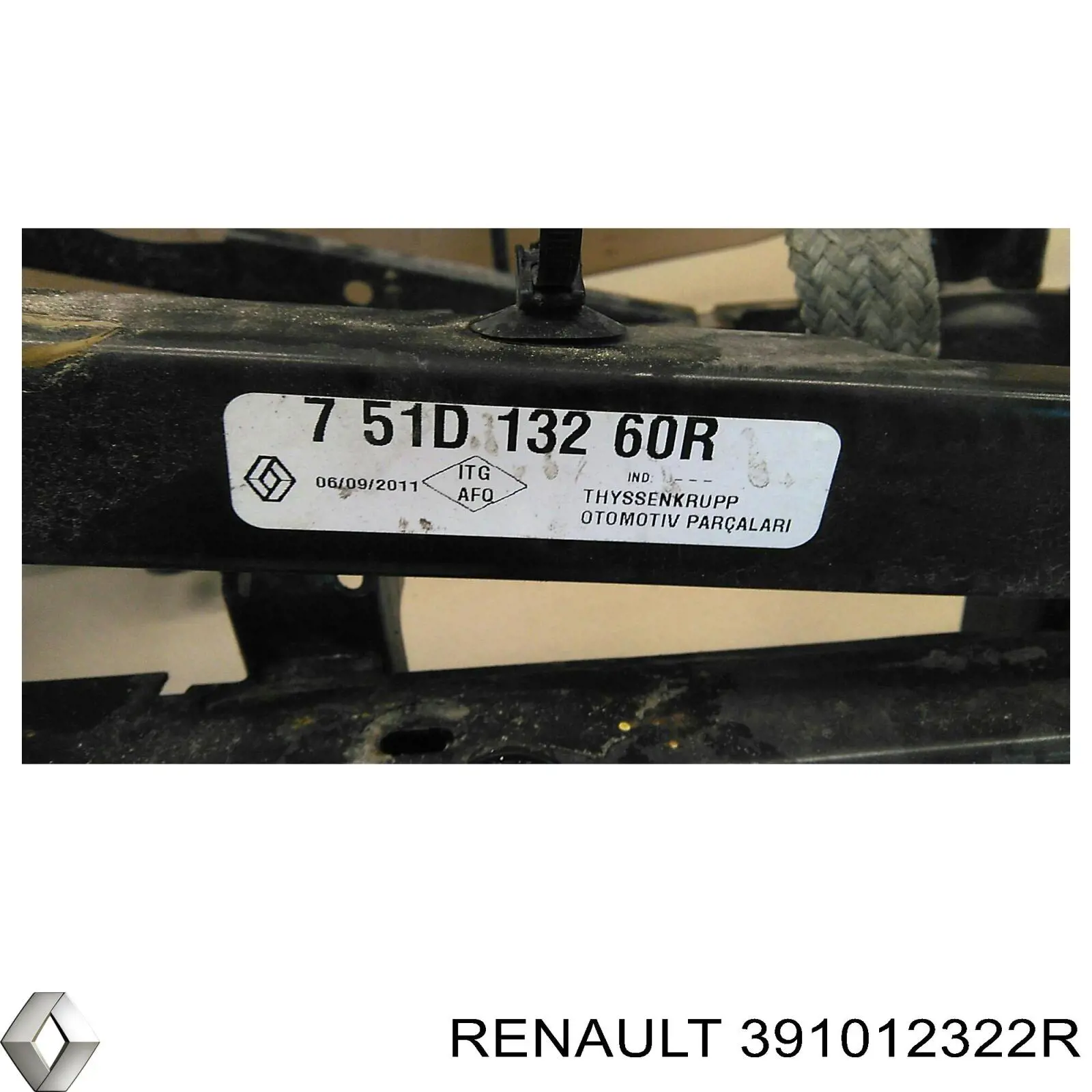 Привод передний левый Renault (RVI) 391012322R цена, от  