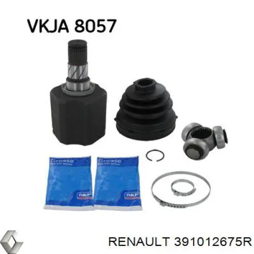 Купить 391012675R Renault (RVI) Привод в сборе левый