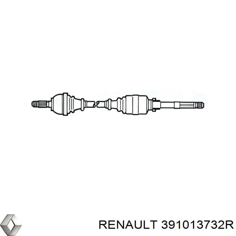  Левая полуось Renault Megane 3