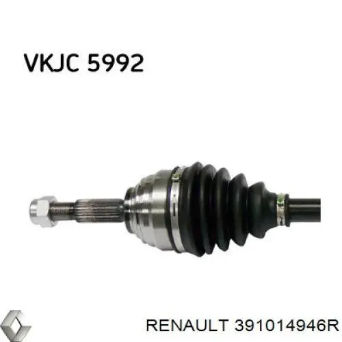 8550501503 Renault (RVI) semieixo (acionador dianteiro esquerdo)