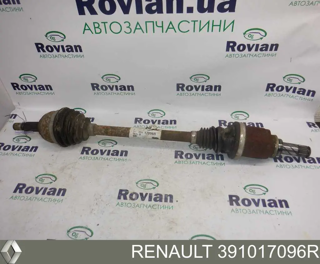 Полуось (привод) передняя левая 391017096R Renault (RVI)