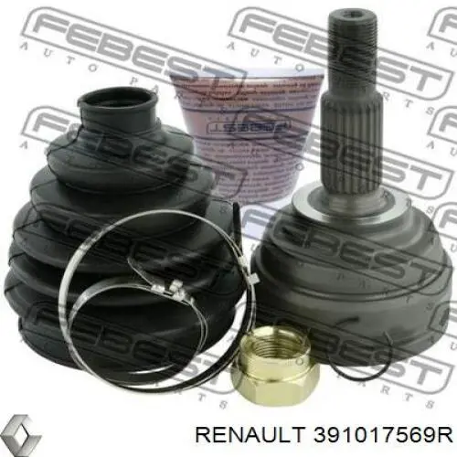 Левая полуось 8200511116 Renault (RVI)