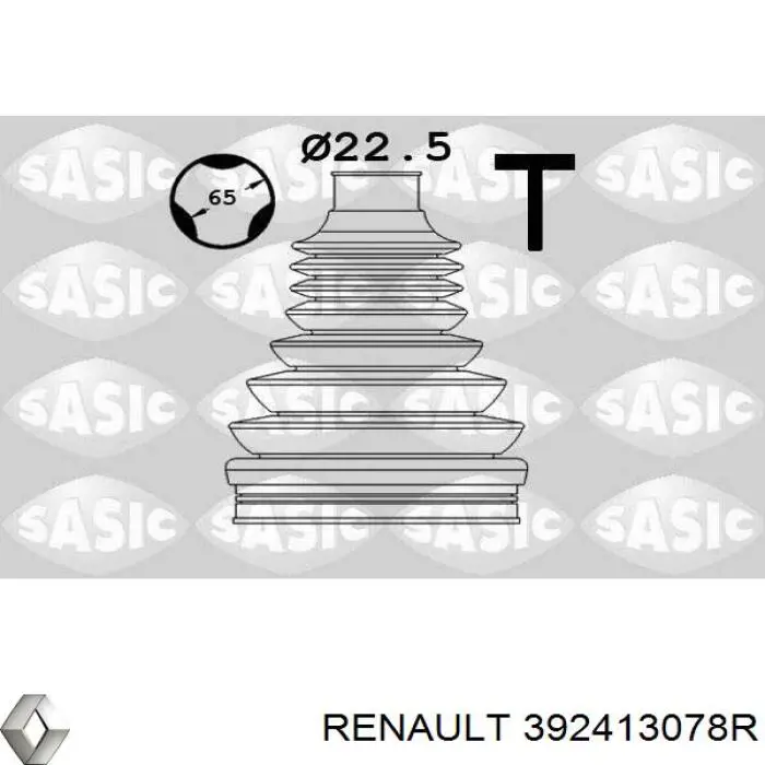 Пыльник ШРУСа передней полуоси внутренний Renault (RVI) 392413078R