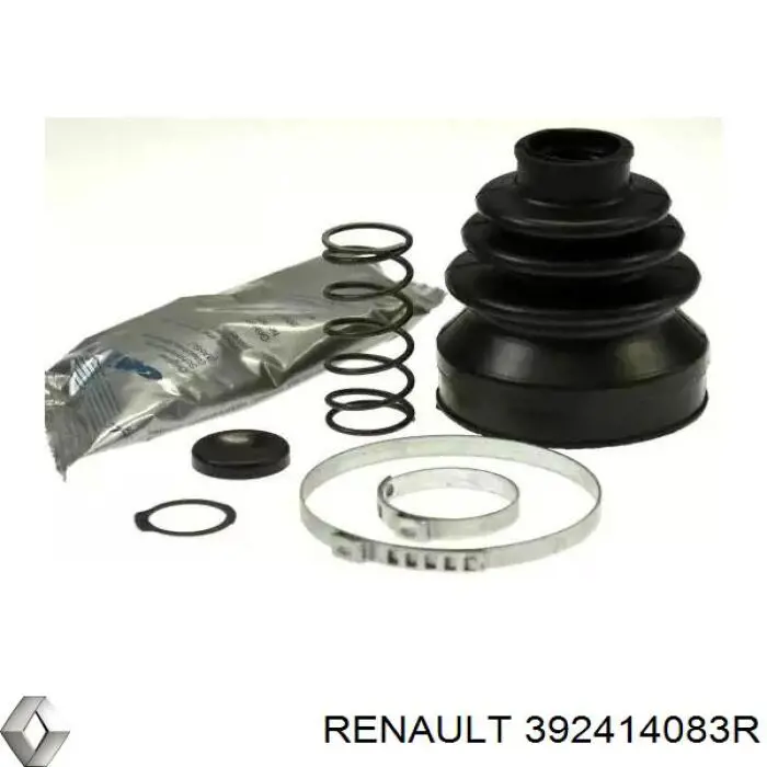 392414083R Renault (RVI) bota de proteção externa de junta homocinética do semieixo dianteiro