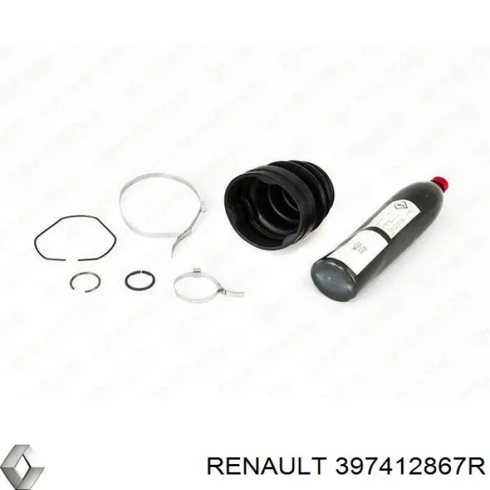 Пильник ШРУСа внутрішній, передній піввісі 397412867R Renault (RVI)