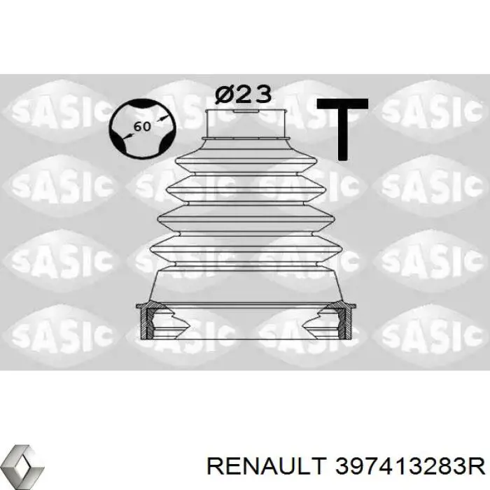 Купить 397413283R Renault (RVI) Пыльник гранаты внутренний, передней полуоси