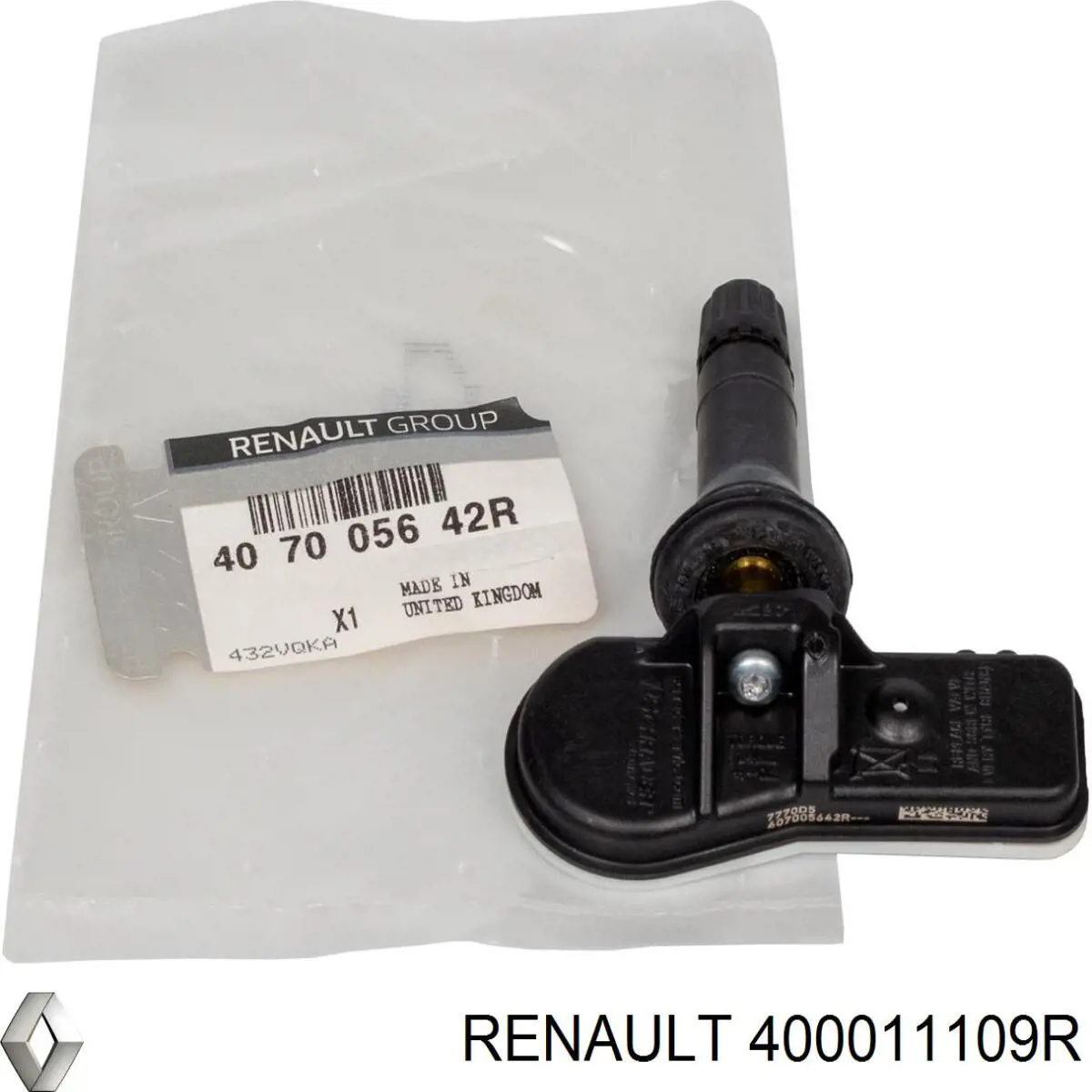 Вентиль для колеса 400011109R Renault (RVI)