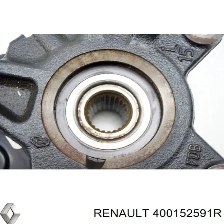 Цапфа (поворотный кулак) передний левый Renault (RVI) 400152591R цена, от 114.15 USD