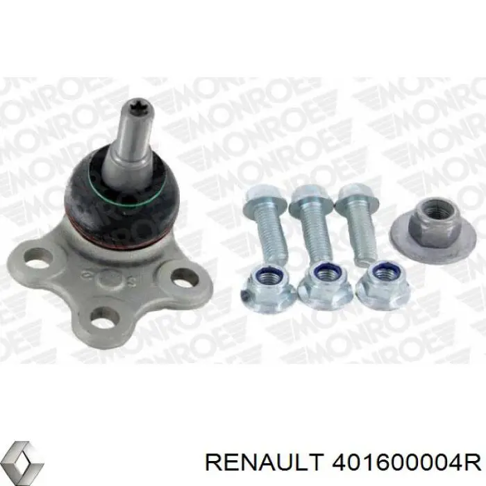 Шаровая опора, нижняя Renault (RVI) 401600004R цена, от 16.32 USD
