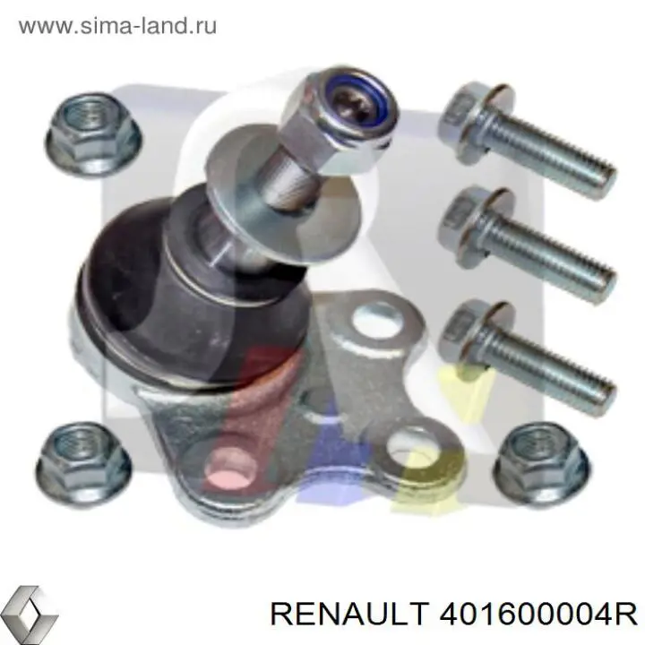 401600004R Renault (RVI) Палец шаровой нижний