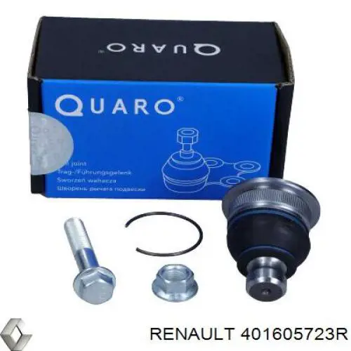 Шаровая опора, нижняя Renault (RVI) 401605723R цена, от 9.10 USD