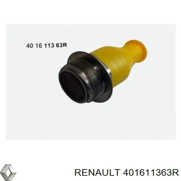 401611363R Renault (RVI) suporte de esfera inferior esquerdo