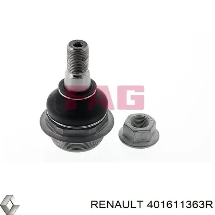 Шаровая опора левая нижняя Renault (RVI) 401611363R