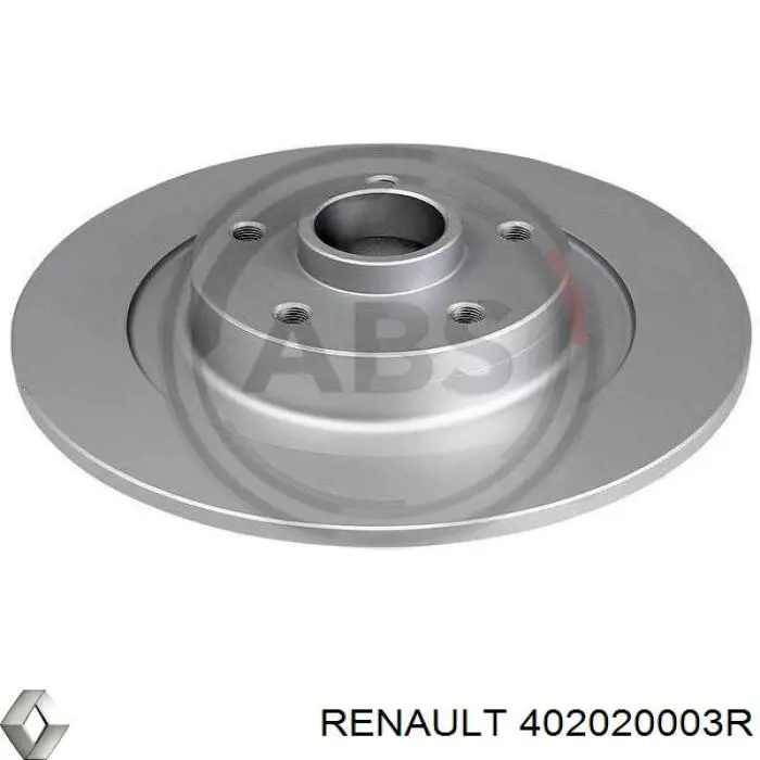 Задний тормозной диск Renault (RVI) 402020003R цена, от 94.75 USD